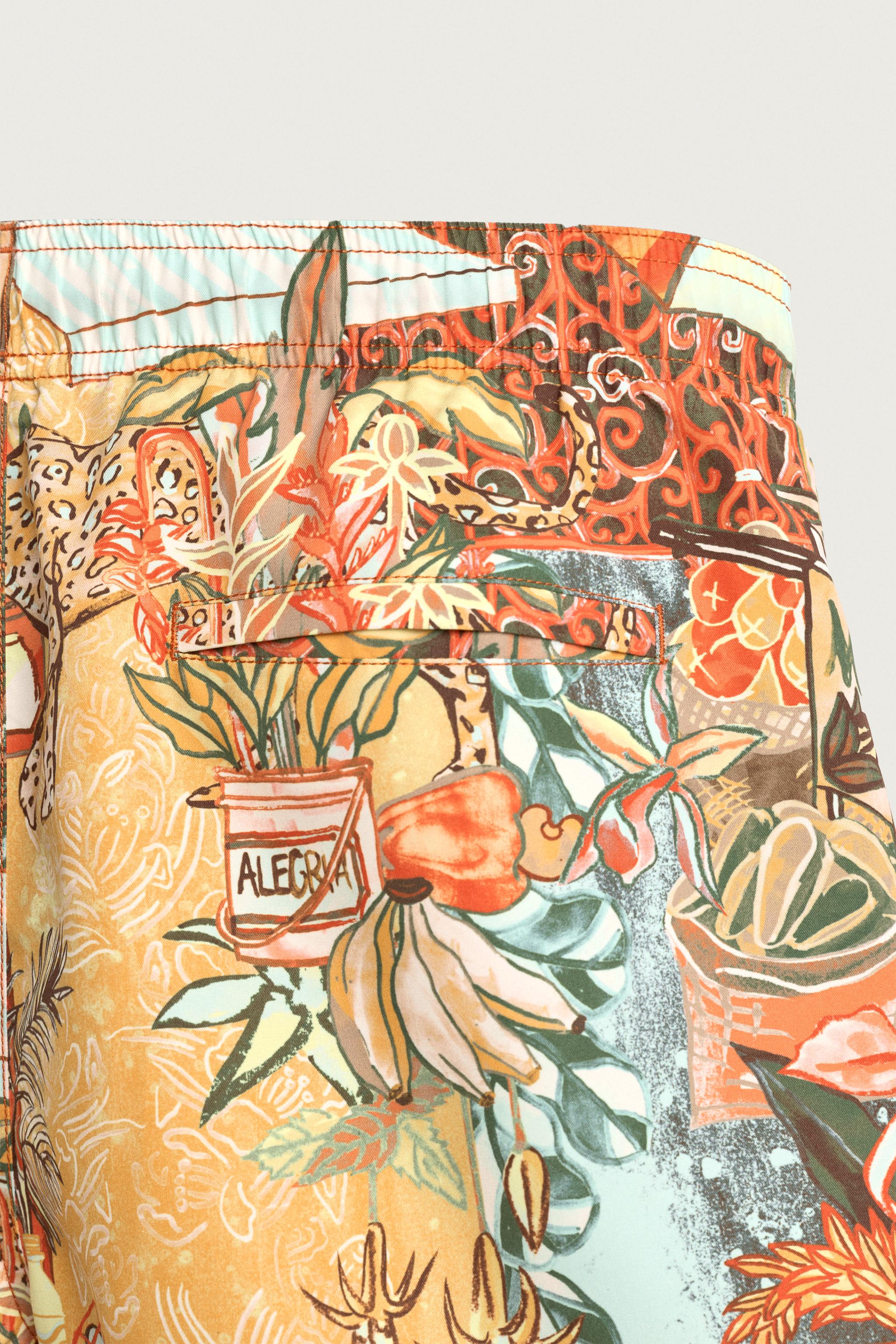 STREET PRINT SWIM TRUNKS